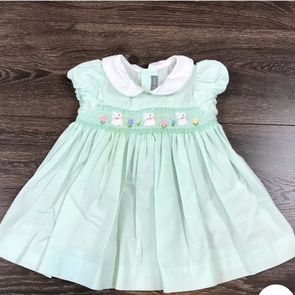 Easter dress baby  Mint Green Casual Dress